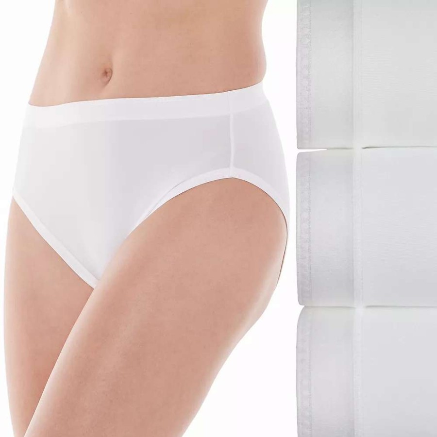 Panties * | Women'S Vanity Fair 3-Pack Comfort Where It Counts Hicut Panties 13464