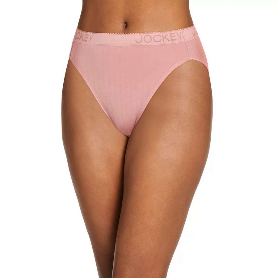 Panties * | Women'S Jockey Soft Touch Breathe Hi Cut Panty 2421