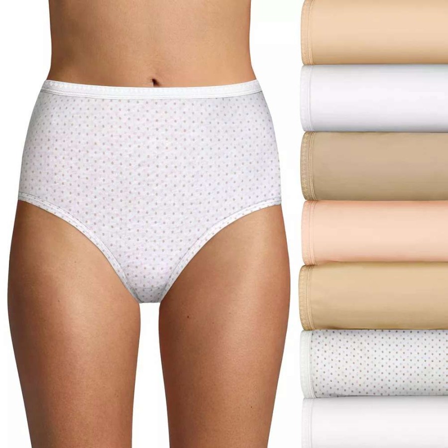 Panties * | Women'S Hanes Ultimate 7-Pack Breathable Cotton Brief Panty 40He7C