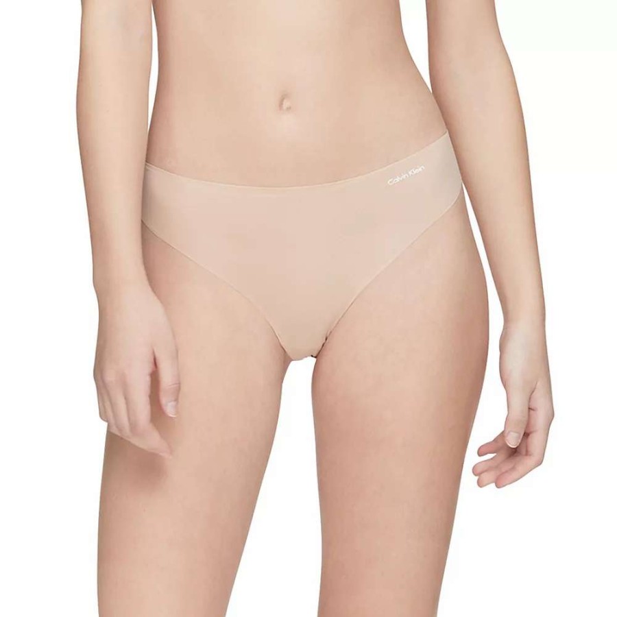 Panties * | Women'S Calvin Klein Invisibles Thong Panty D3428