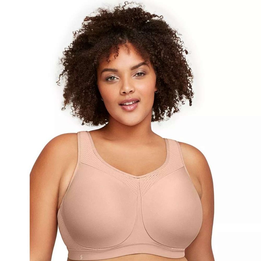 Bras * | Plus Size Glamorise Full-Figure High-Impact Wonderwire Sports Bra 9066