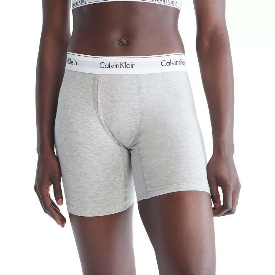 Panties * | Women'S Calvin Klein Modern Cotton Boxer Brief Qf7014