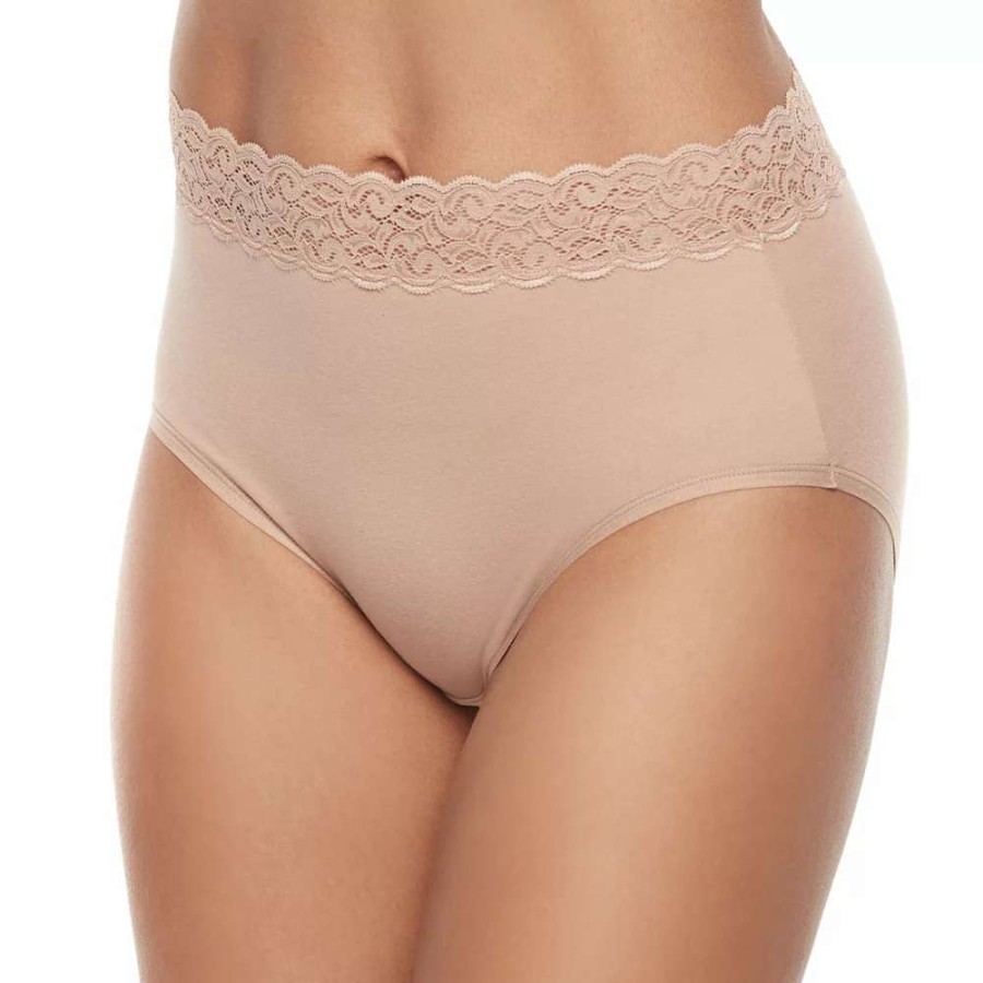 Panties * | Women'S Vanity Fair Flattering Lace Brief Panty 13396