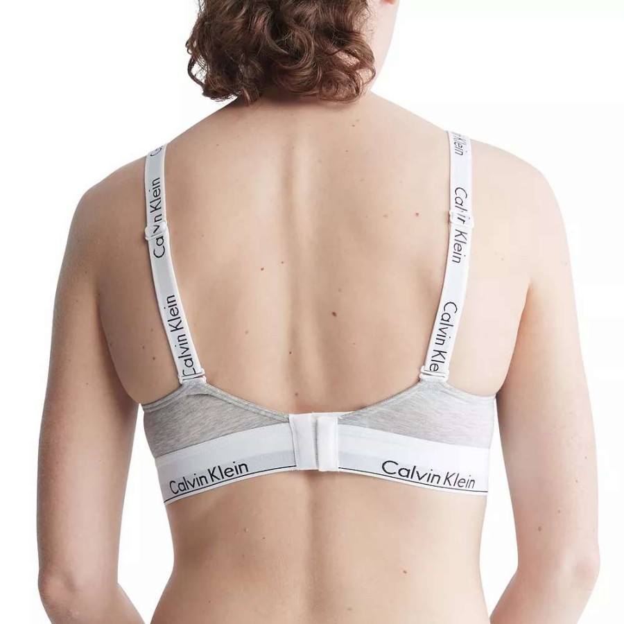 Bras * | Calvin Klein Modern Cotton Lightly Lined Bralette Qf7059