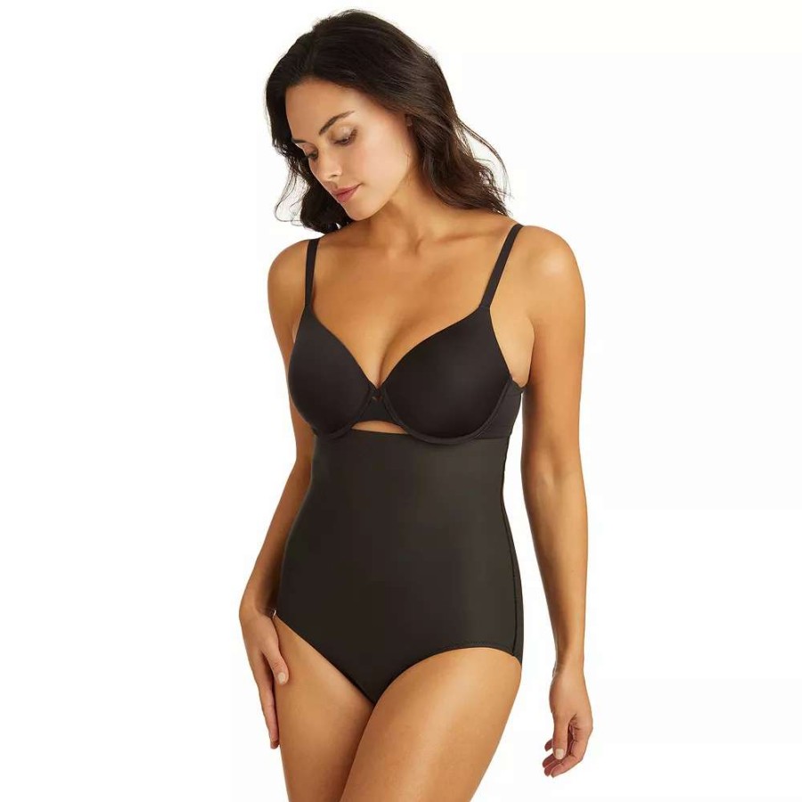 Bottoms * | Women'S Naomi & Nicole Shapewear Sleek Solutions Hi Waist Brief 7495