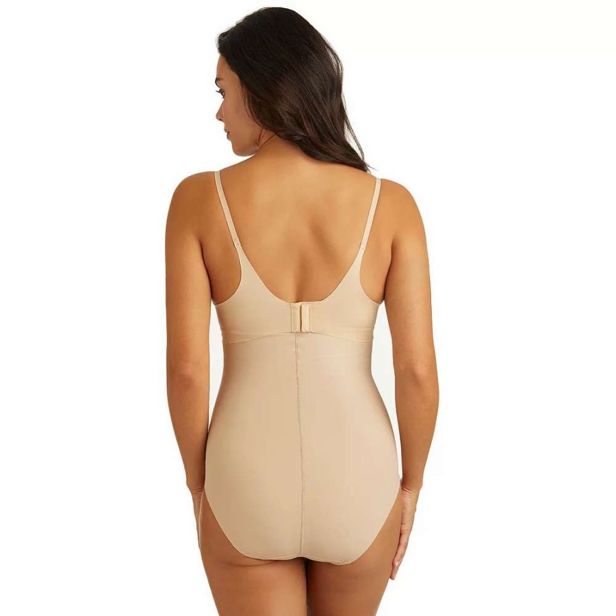 Bottoms * | Women'S Naomi & Nicole Shapewear Sleek Solutions Hi Waist Brief 7495