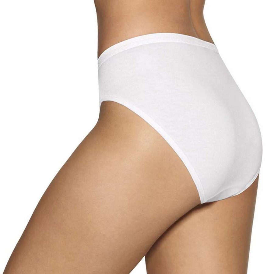 Panties * | Women'S Hanes Ultimate 6-Pack Breathable Cotton Hi Cut Panty 43H6Cc