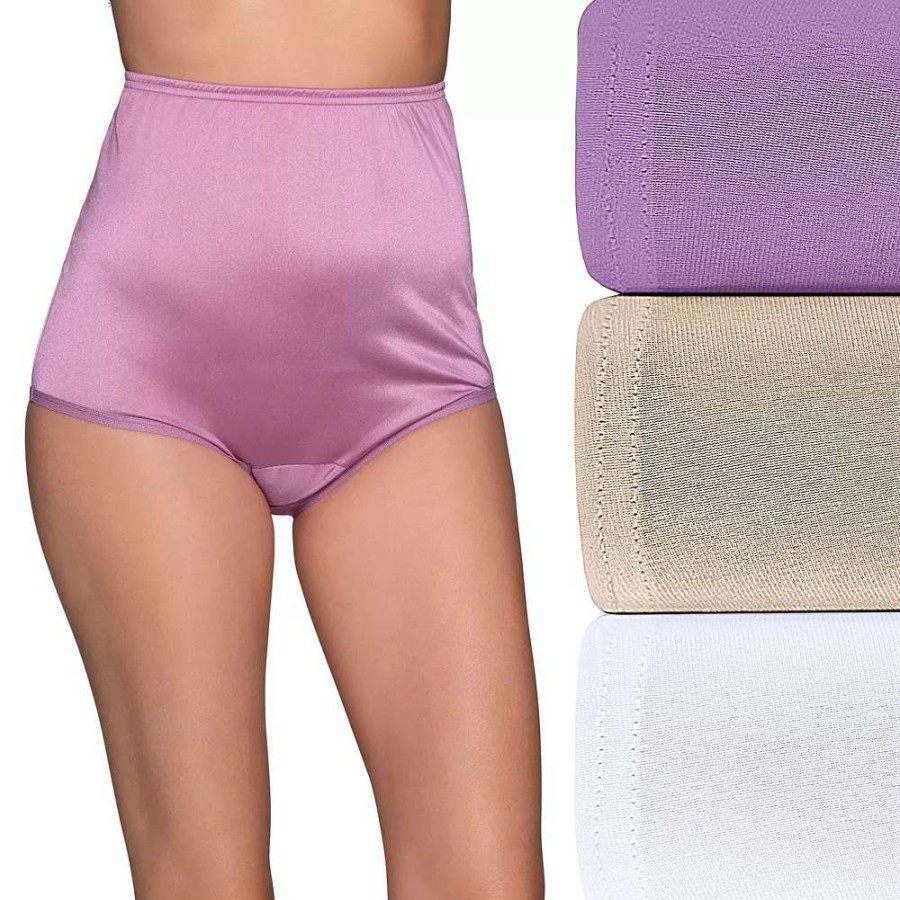 Panties * | Women'S Vanity Fair Perfectly Yours Ravissant 3-Pack Brief Panty Set 15711