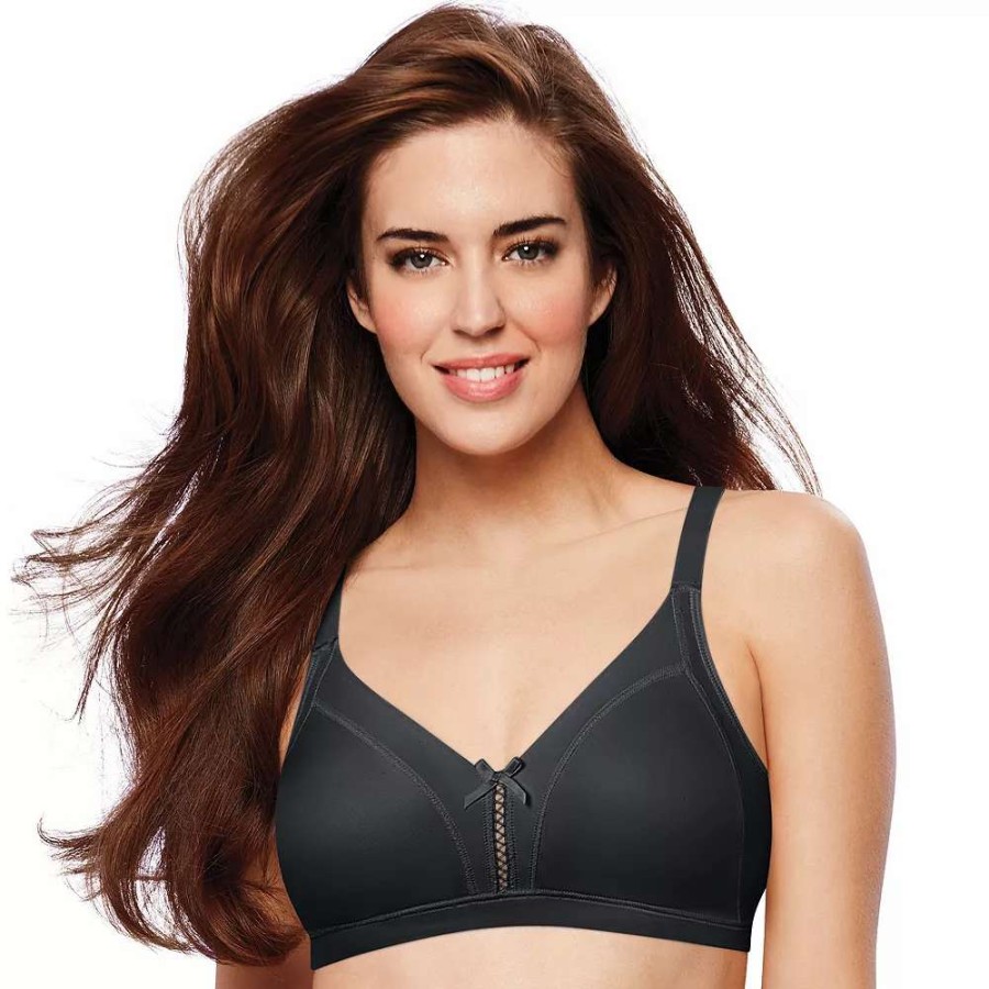 Bras * | Women'S Full Figure Bali Double Support Smoothing Wireless Bra Df0044