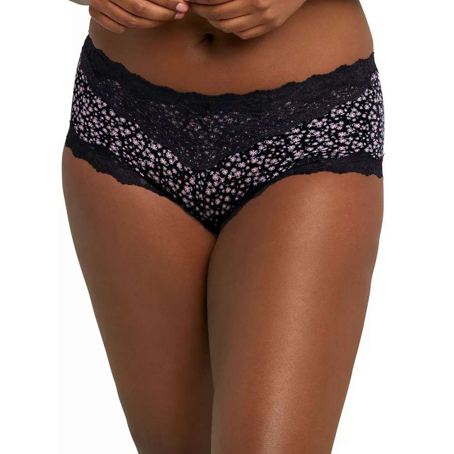 Panties * | Maidenform Lace Trimmed Cheeky Hipster Panty 40823