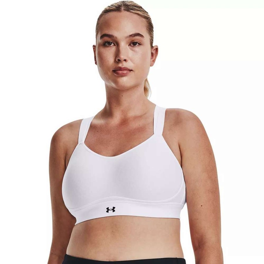 Bras * | Under Armour Infinity Low-Impact Strappy Sports Bra White