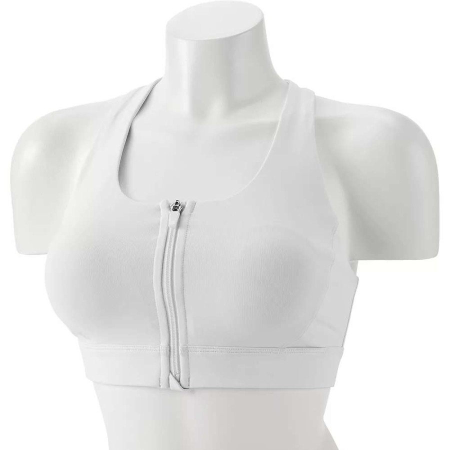 Bras * | Tek Gear Zip-Front Medium-Impact Sports Bra