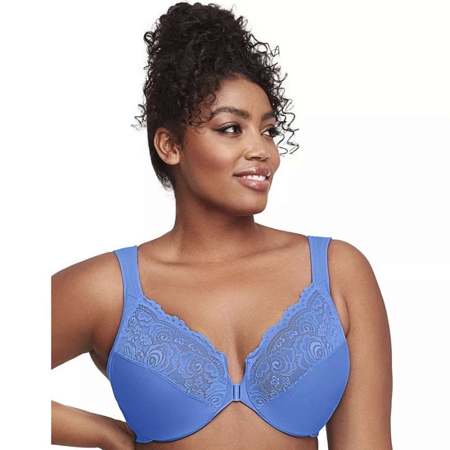 Bras * | Plus Size Glamorise Full-Figure Wonderwire Front Close Bra 1245