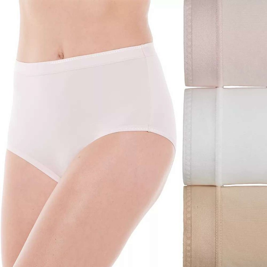 Panties * | Women'S Vanity Fair 3-Pack Comfort Where It Counts Brief 13463