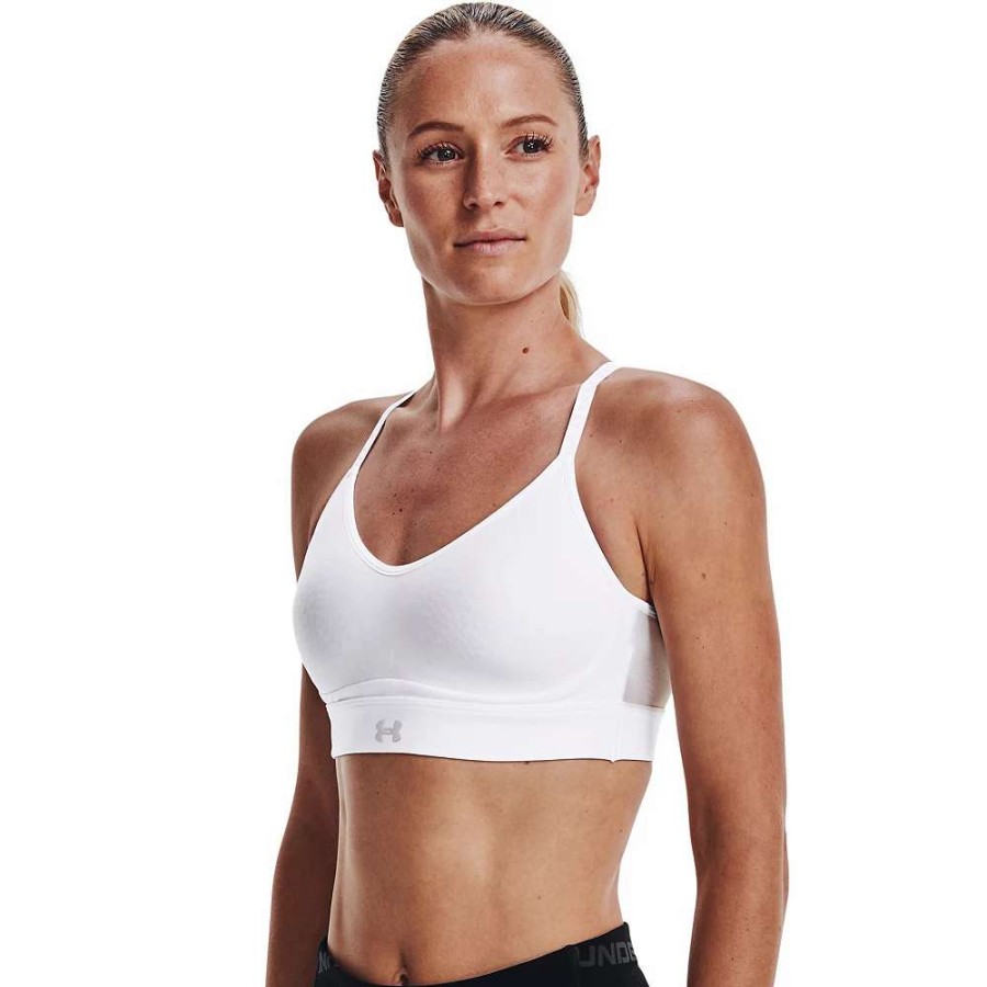 Bras * | Under Armour Infinity Low-Impact Sports Bra White