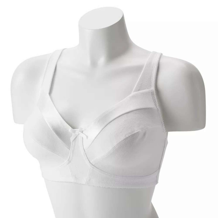 Bras * | Lunaire 2-Pack Cotton Wireless Full Coverage Tuxedo Bras 6405P