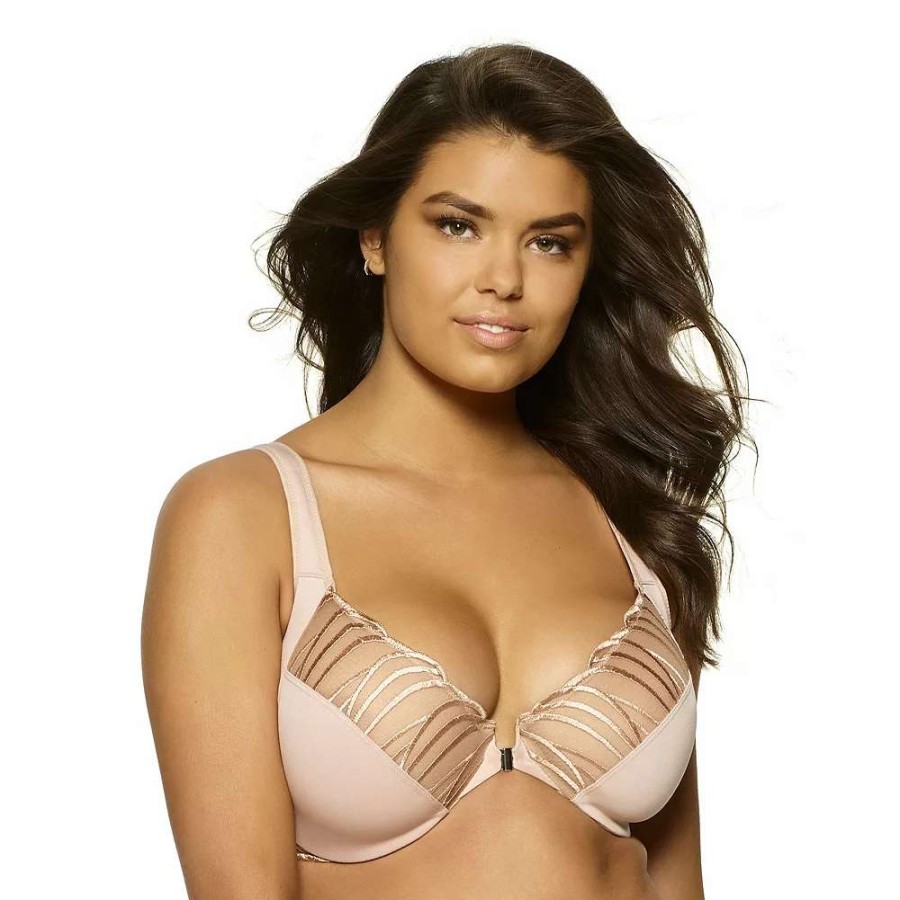 Bras * | Women'S Paramour By Felina Angie Front Hook Minimizer Bra 115071