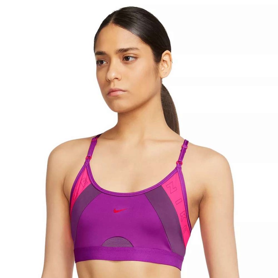 Bras * | Nike Dri-Fit Indy Logo Low-Impact Sports Bra