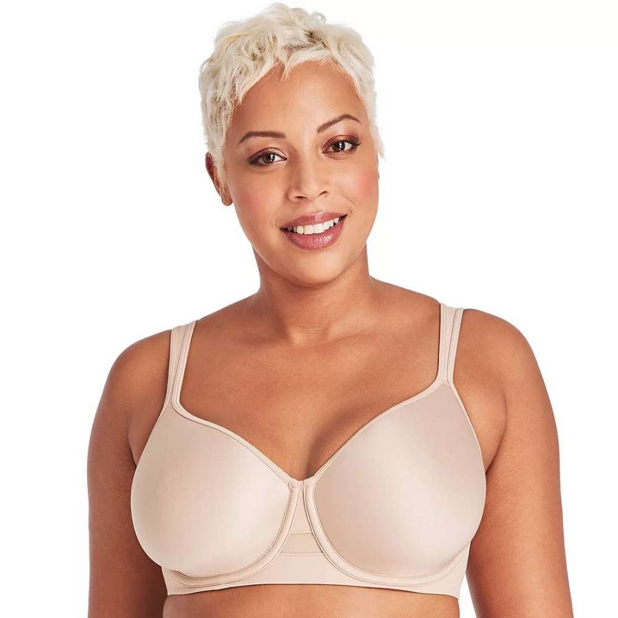 Bras * | Bali Passion For Comfort Breathable Minimizer Underwire Full Coverage Bra Df3490