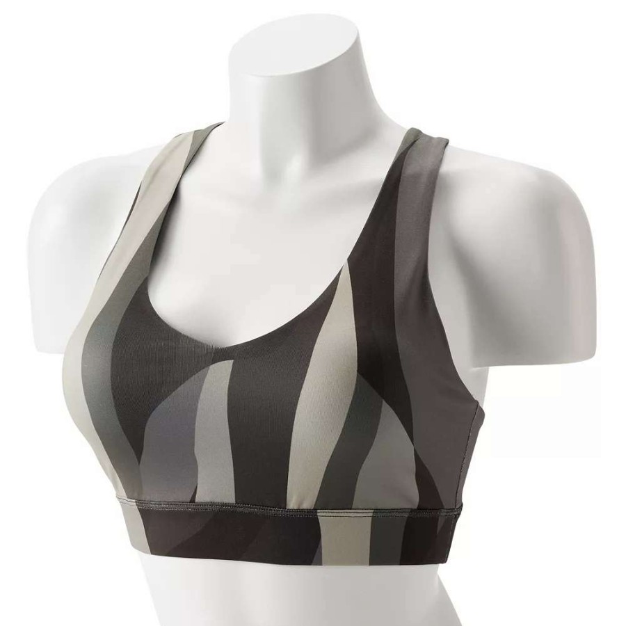 Bras * | Tek Gear Core Medium-Impact V-Neck Sports Bra