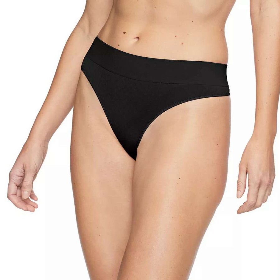 Panties * | Warners No Pinching No Problems Seamless Polka Dot Jacquard Thong Rx8131P