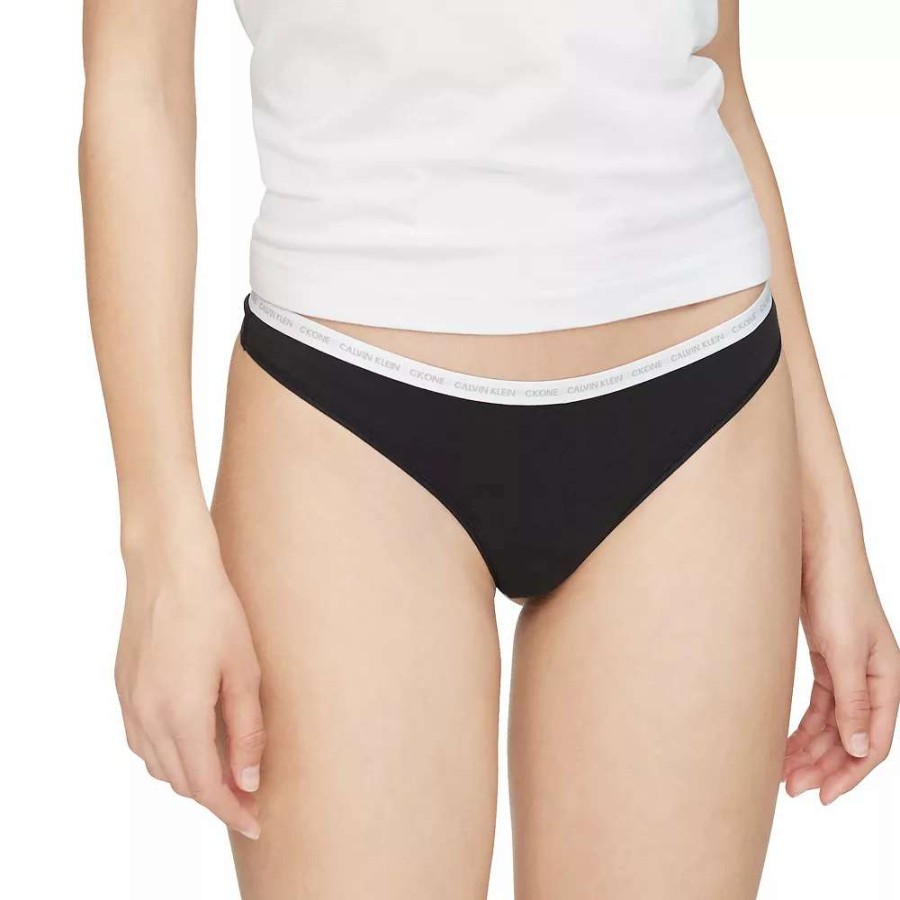 Panties * | Women'S Calvin Klein Ck One Thong Panty Qd3783