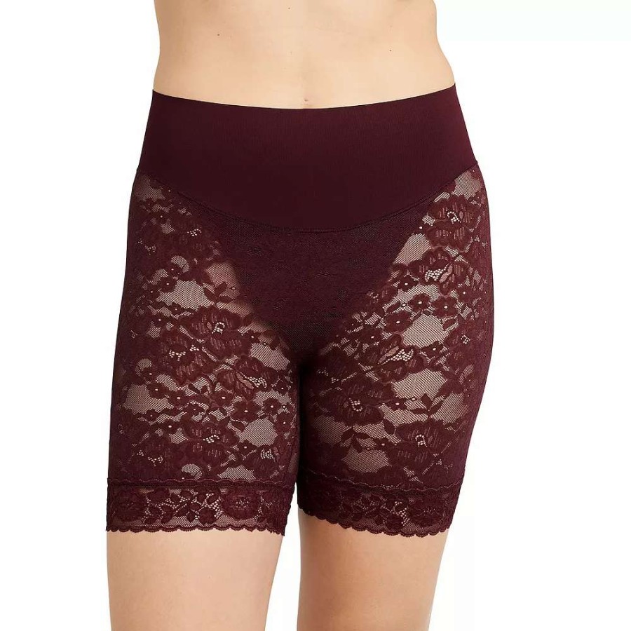 Bottoms * | Women'S Maidenform Tame Your Tummy Lace Shorty Dms095