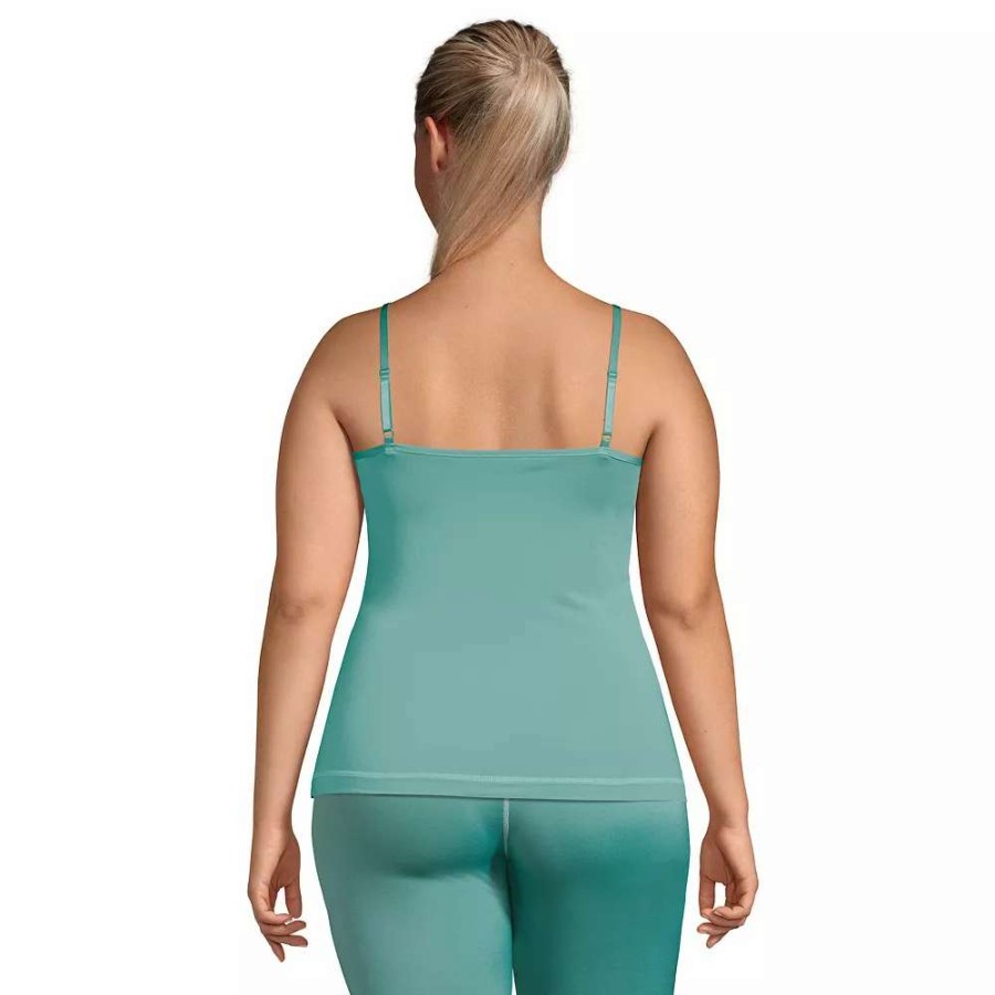 Tops * | Plus Size Lands' End Thermaskin Heat Cami Undershirt