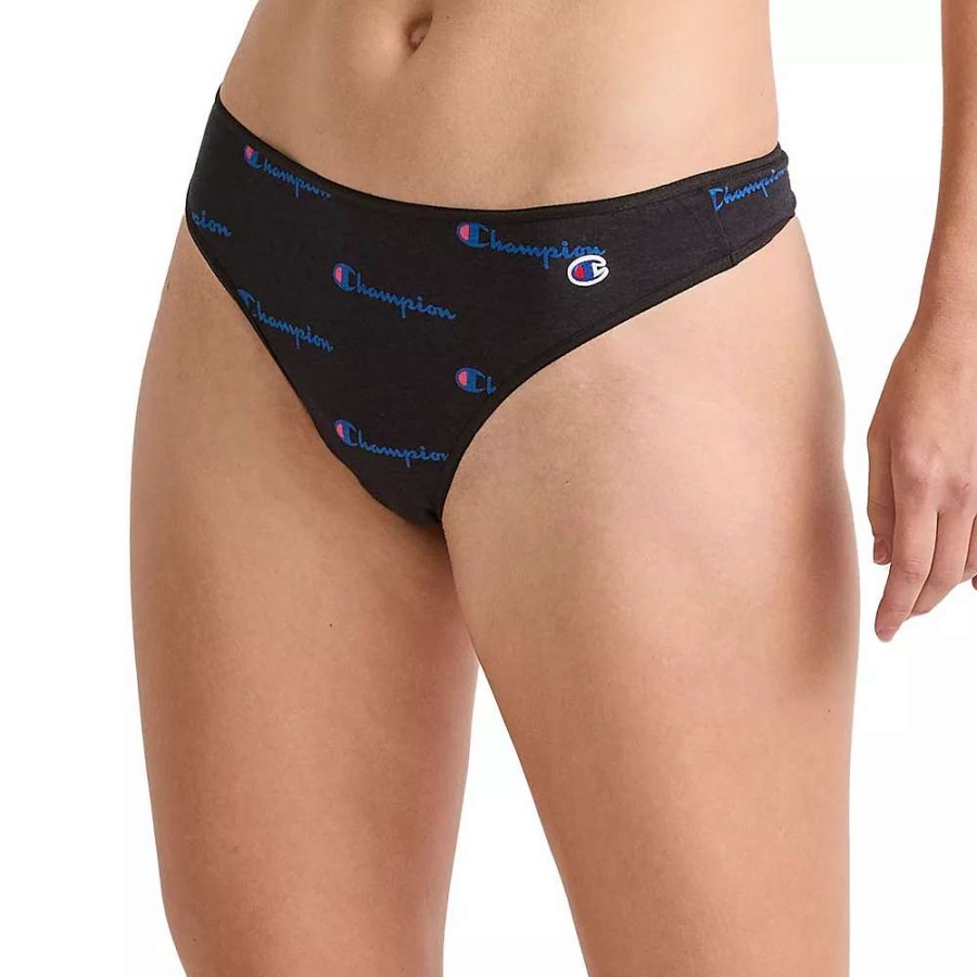 Panties * | Women'S Champion Stretch Thong Panty Ch46As