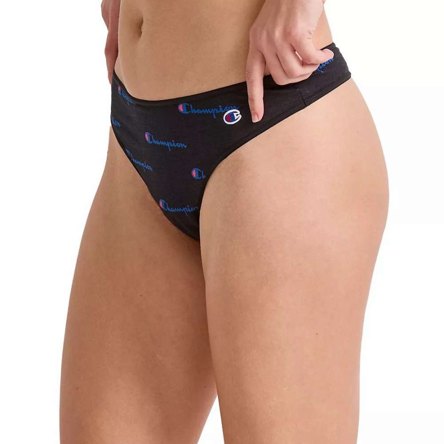 Panties * | Women'S Champion Stretch Thong Panty Ch46As