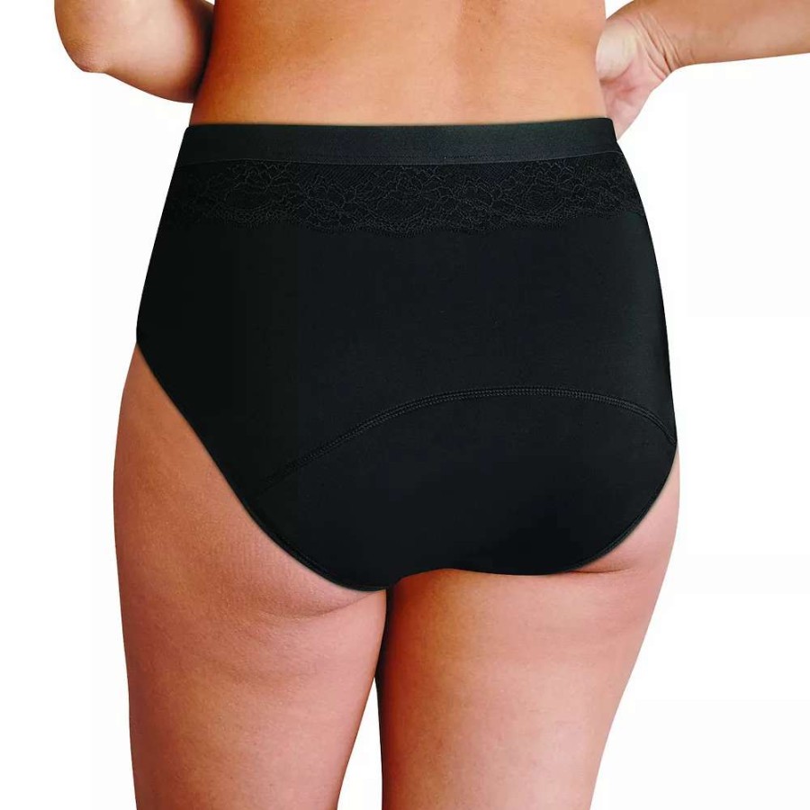 Panties * | Women'S Bali Beautifully Confident Hi-Cut Panty With Leak Protection Liner Dfllh1