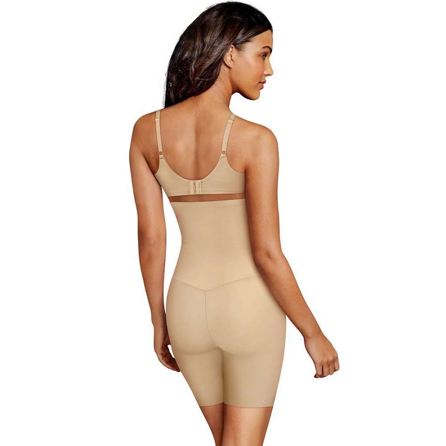 Bottoms * | Maidenform Shapewear Firm Foundations High-Waist Thigh Slimmer Dm5001