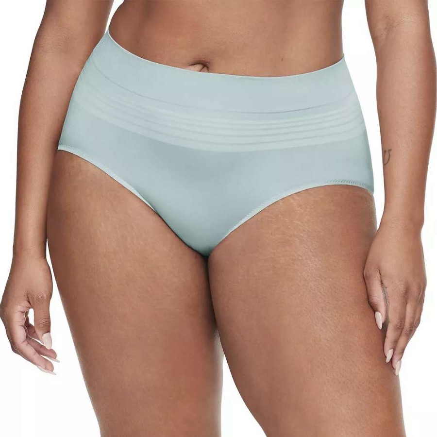 Panties * | Warners No Pinching, No Problems Dig-Free Comfort Waist With Lace Smooth And Seamless Brief Rs1501P