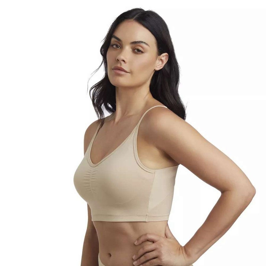 Tops * | Naomi & Nicole Women'S Naomi And Nicole Shapewear No Side Show Crop Cami 7509