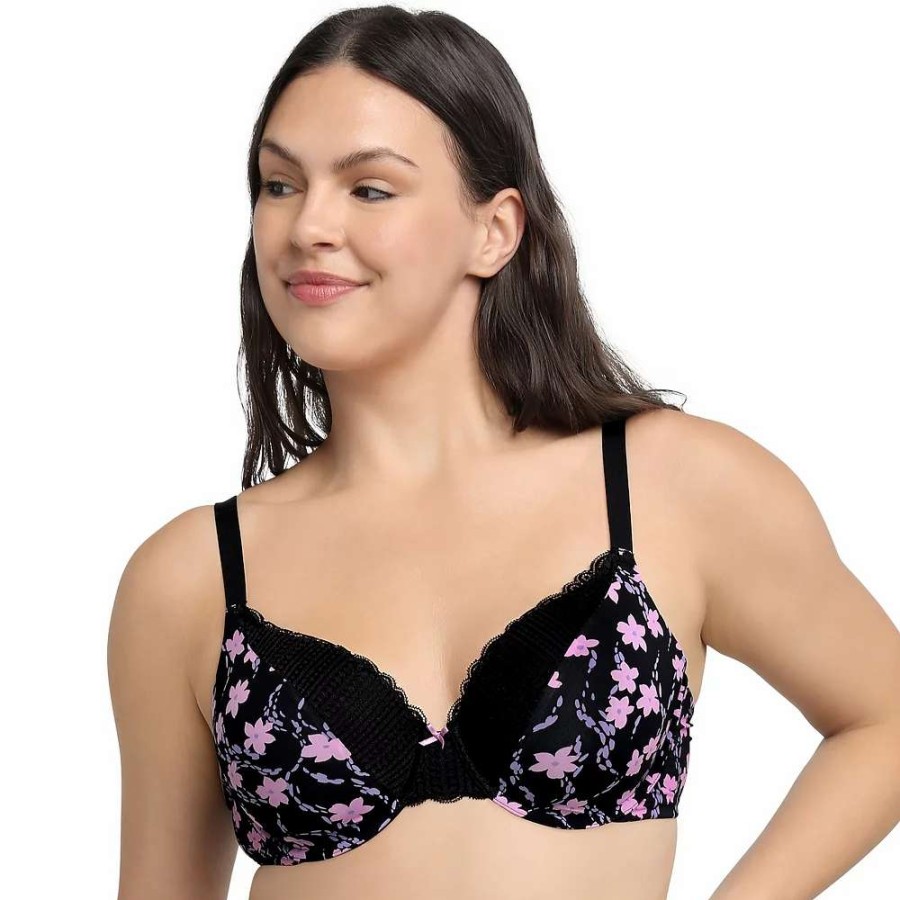 Bras * | Womens Maidenform Comfort Devotion Extra Coverage Lace Trim Bra 9404