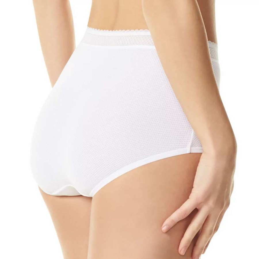 Panties * | Warners No Pinching No Problems Breathe Freely Microfiber Brief Rs4901P