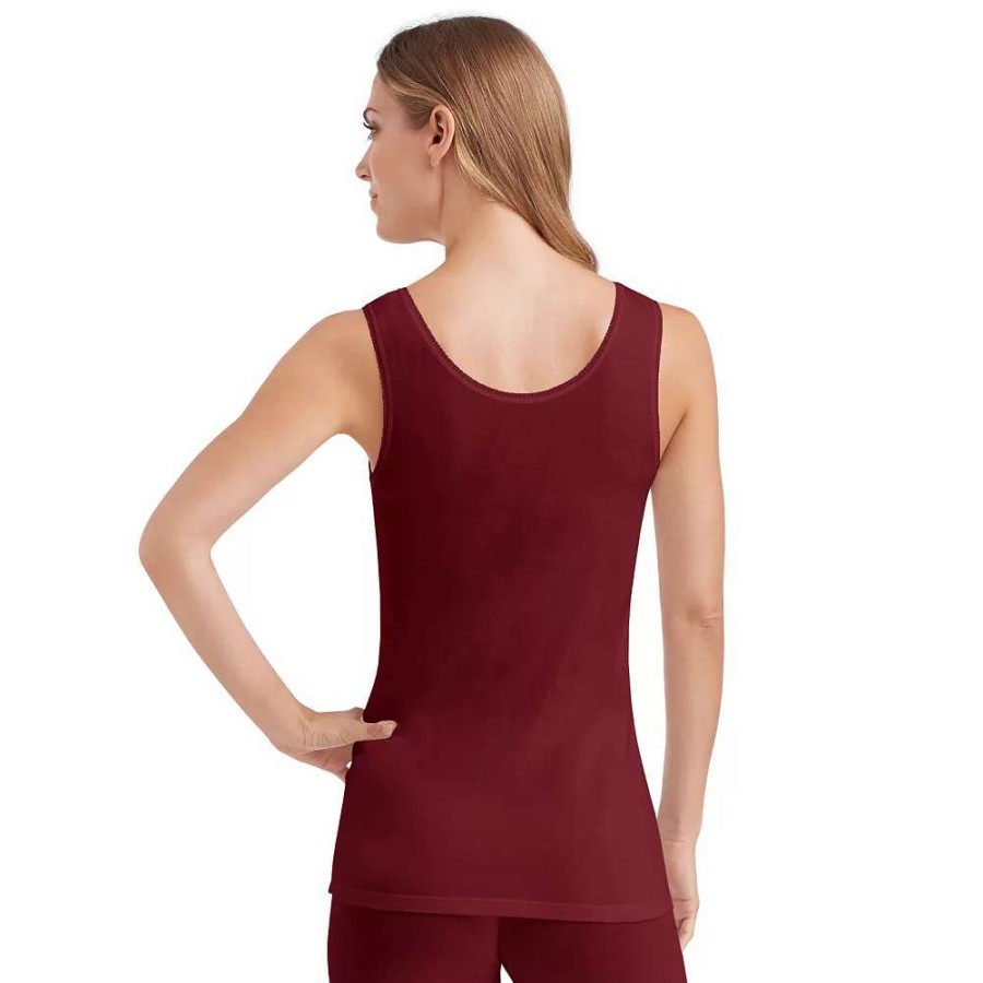 Tops * | Cuddl Duds Softech Venice Lace-Trim Tank Women'S