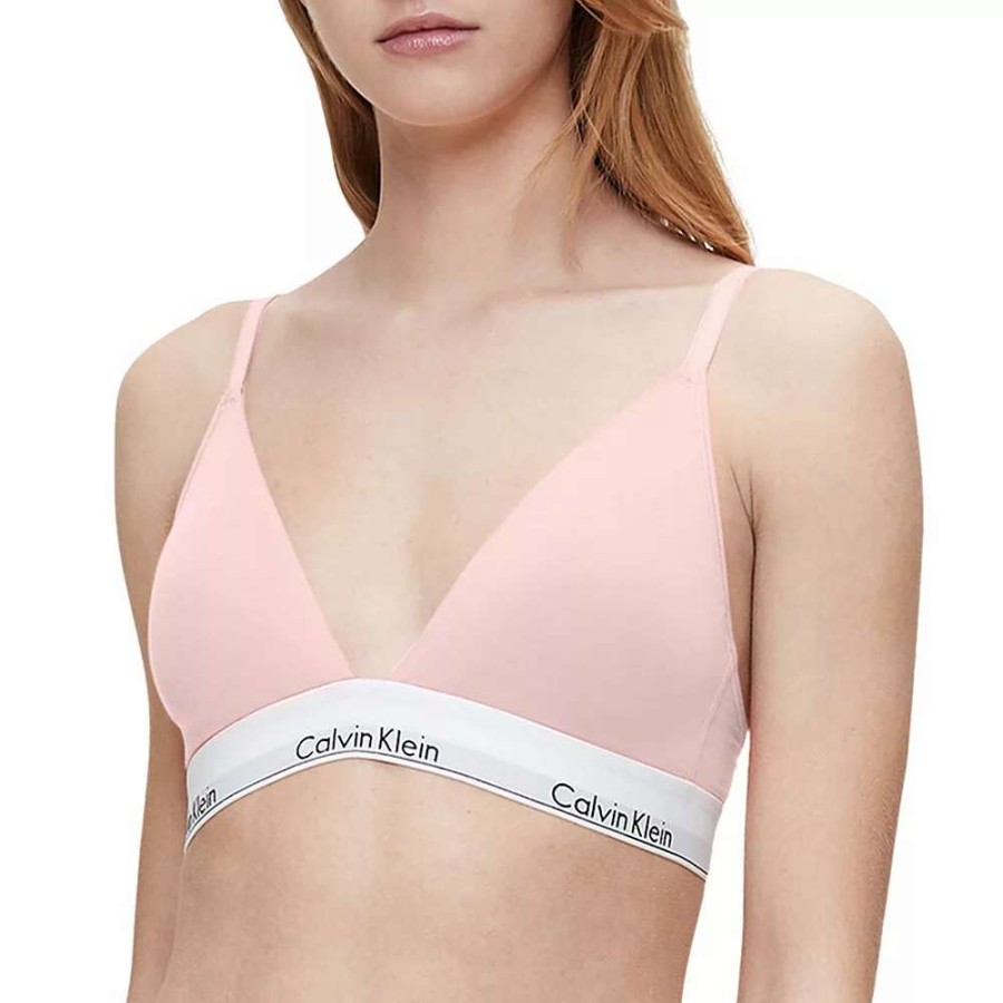 Bras * | Calvin Klein Modern Cotton Light Lined Triangle Bralette Qf5650