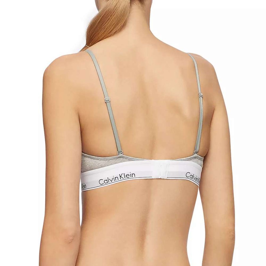 Bras * | Calvin Klein Modern Cotton Light Lined Triangle Bralette Qf5650