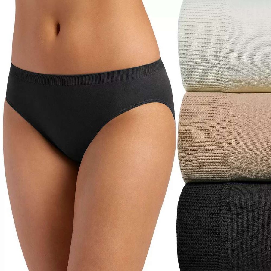 Panties * | Jockey Comfies Microfiber French Cut Panties 3-Pk. 3326