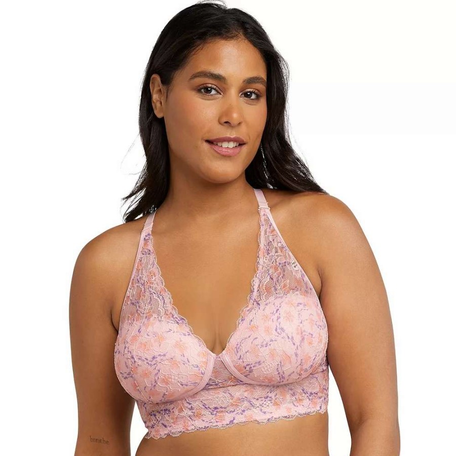 Bras * | Maidenform Pure Comfort Convertible Lace Bralette Dm1188