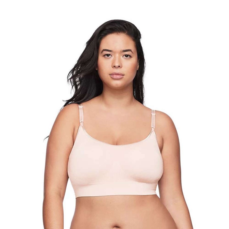 Bras * | Warners Easy Does It Dig-Free Comfort Band With Seamless Stretch Wireless Lightly Lined Convertible Comfort Bra Rm0911A