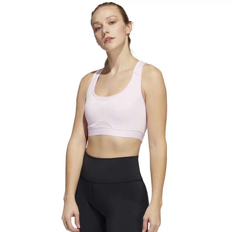 Bras * | Adidas Powerreact Training Medium-Support Padded Sports Bra