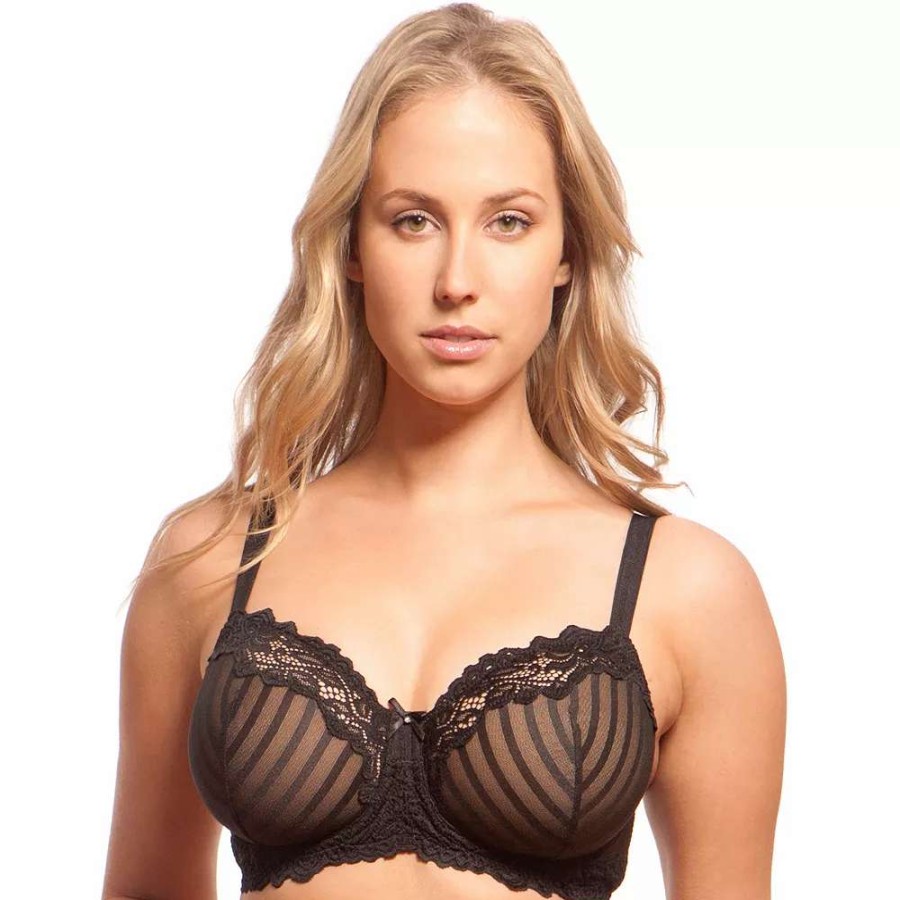 Bras * | Lunaire Bra: Barbados Lace-Trim Mesh Full-Figure Demi Bra 15211