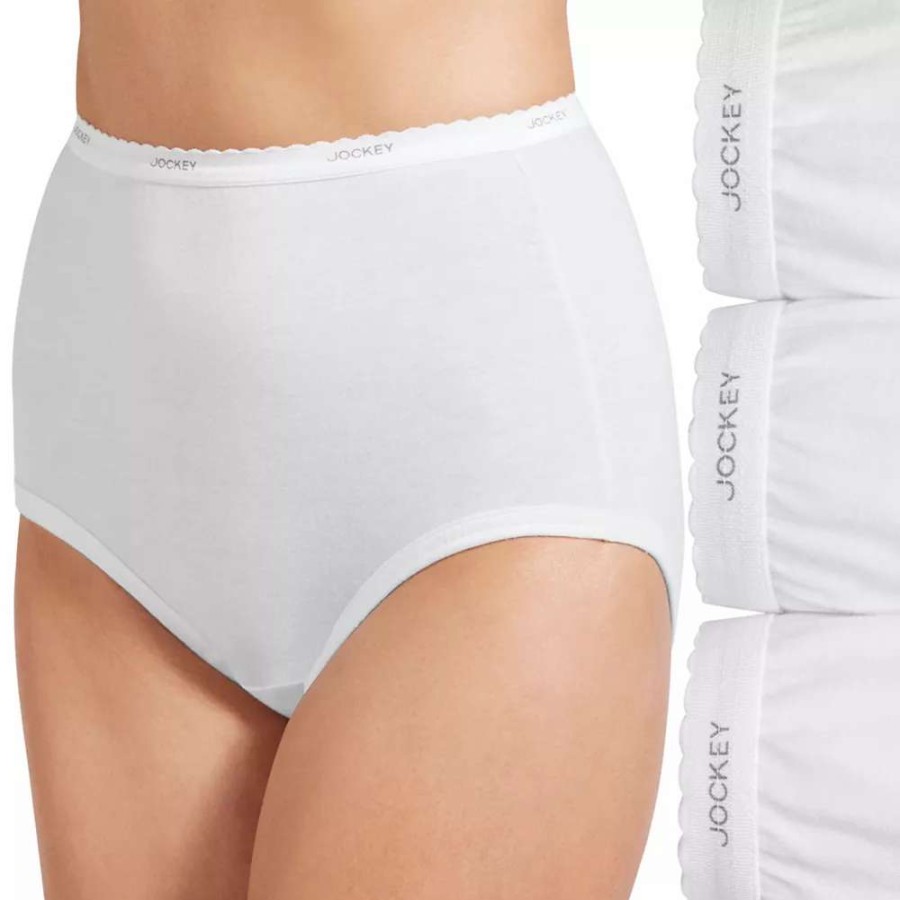 Panties * | Plus Size Jockey Classics 3-Pk. Brief Panty Set 9483