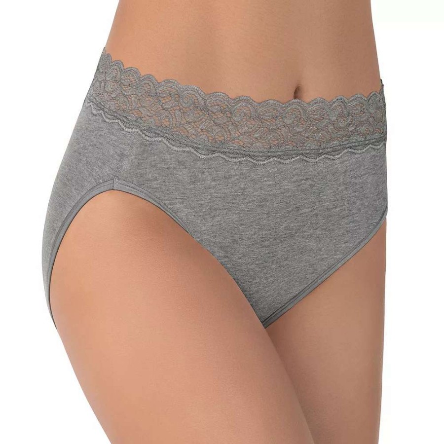 Panties * | Women'S Vanity Fair Flattering Lace Hi-Cut Panty 13395