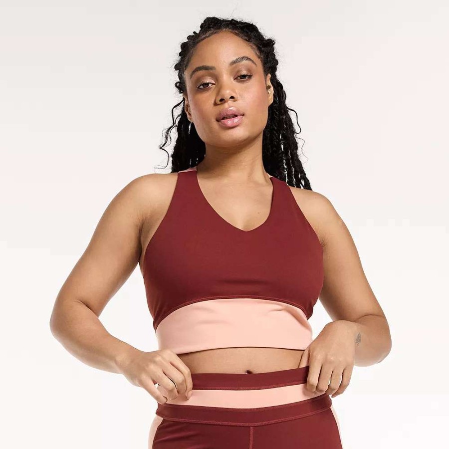 Bras * | Women'S Flx Affirmation Crop Tank With Built-In Bra