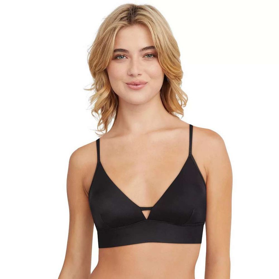 Bras * | Hanes Ultimate Comfort Flex Fit Authentic Longline Triangle Bralette Dhy204