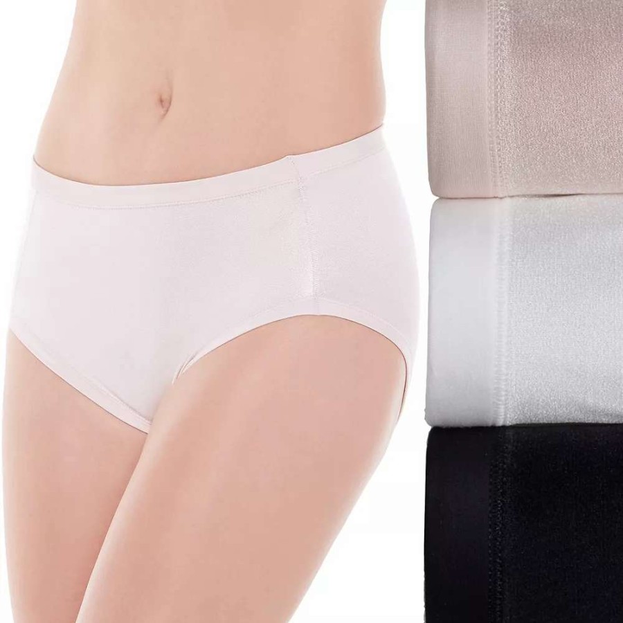 Panties * | Women'S Vanity Fair Body Caress 3-Pack Hi-Cut Panties 13437