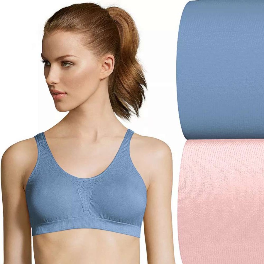 Bras * | Bali Comfort Revolution 2-Pk. Seamless Microfiber Crop Top Set X1J3